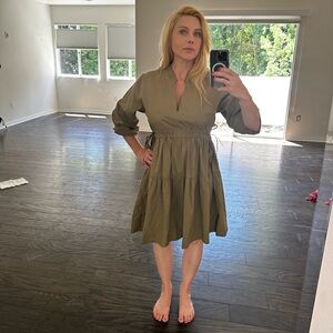 Rails Olive Long Sleeve Dress